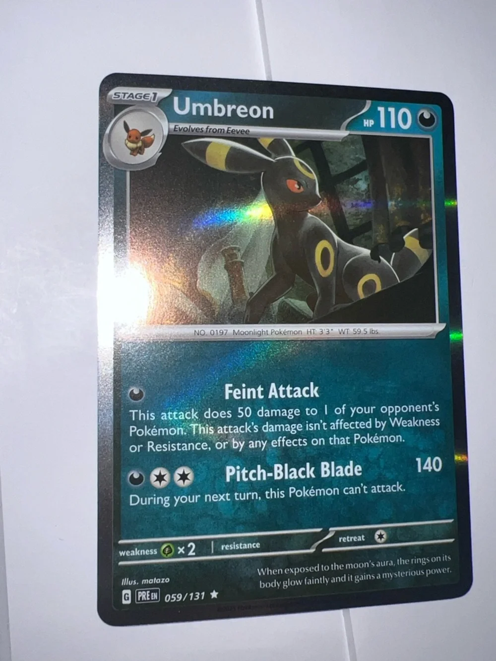 Pokemon Trading Card Back - Blue and Yellow